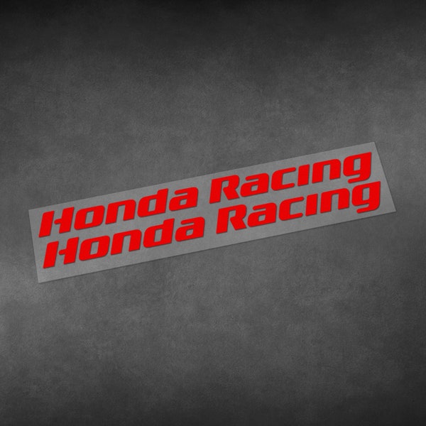 Motorcycle car high quality stickers honda racing decals Vinyl Material