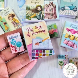 40 Printable miniature books covers, dollhouse (children books)