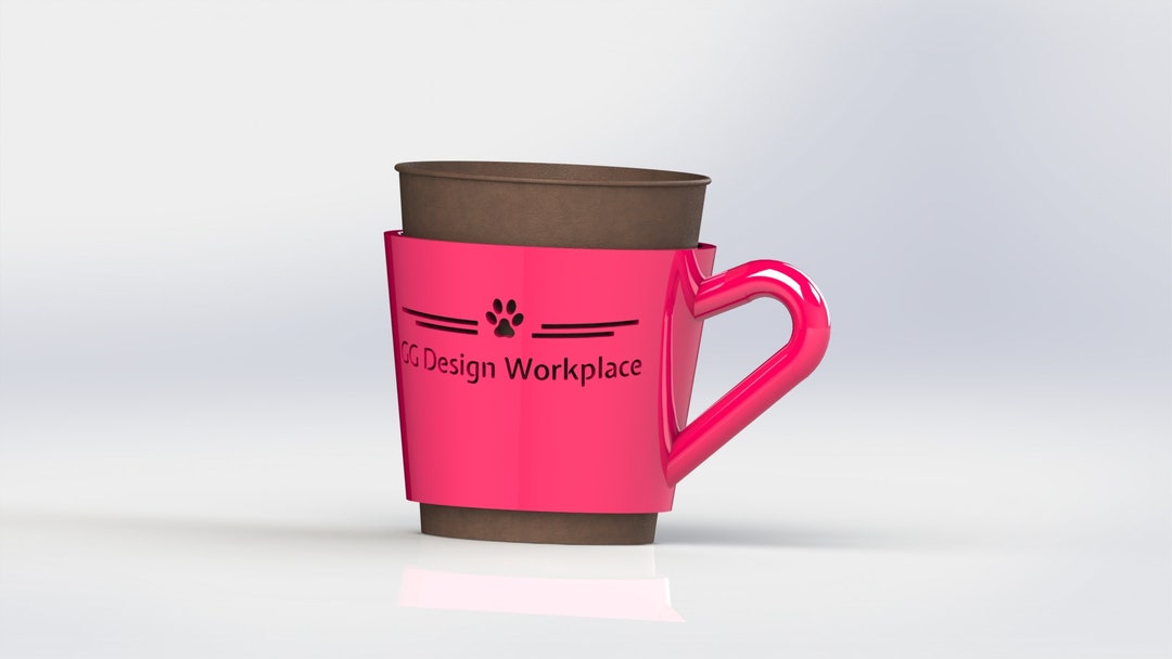 Cup Holder Paper Cup Holder 3d Printer Stl Cup Holder 3d Etsy