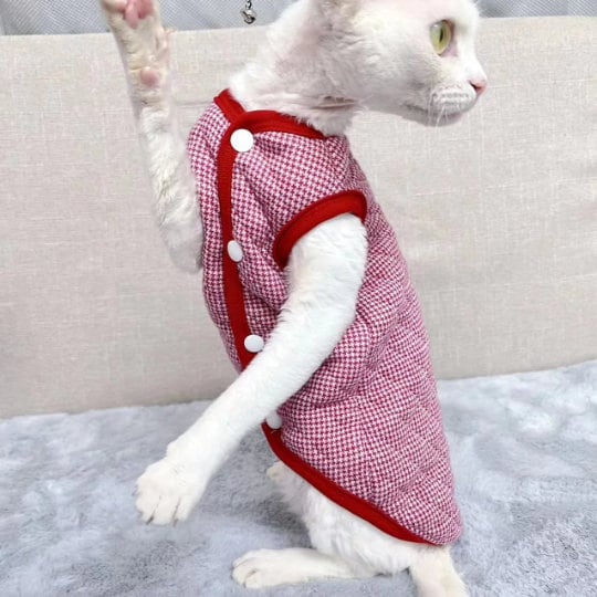 Personalized Sphynx Cat Jacket Vest Sphynx Cat Jackets Warm Etsy