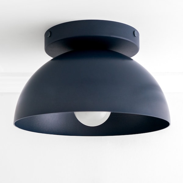 Blue Ceiling Light - 8in Dome Lighting - Decorative Lighting - Light Fixture - Lighting - Model No. 9105