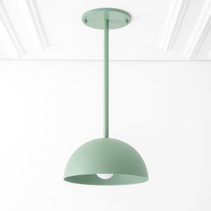 Pendant Light-Dome Pendant Light-Kitchen Lighting-Ceiling Lamp - Model No. 9770 Green