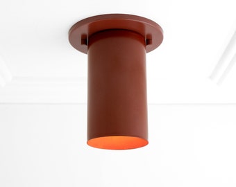 Kitchen Lighting - Red Ceiling Light - Cylinder Light - Colorful Lighting - Ceiling Light - Model No. 4771