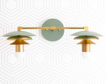 Vanity Lighting - Unique Lighting - Vanity Sconce - Eccentric Lighting - Wall Lamp - Model No. 5806