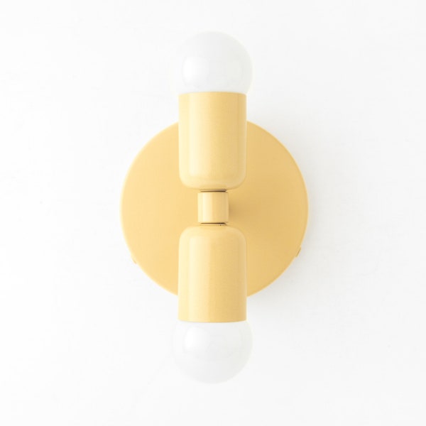 Yellow Wall Lamp - Yellow Sconce - Yellow Wall Light - Colored Sconce - Mod Lighting - Model No. 2660