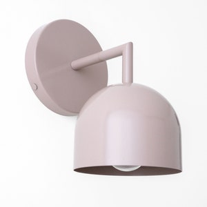 Scandinavian Sconce - Minimalist Lighting - Pastel Color - Purple Fixture - Wall lighting - Model No. 4250