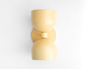 Yellow Sconce - Semi-Flush Sconce - Scandinavian Lamp - Colorful Lamp - Wall Lighting - Model No. 5641