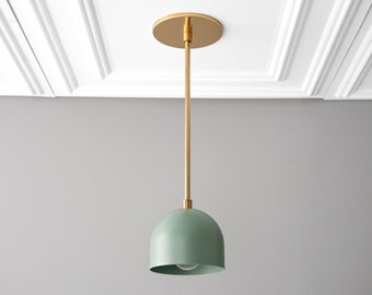 Scandinavian Inspired Pendant Light- Hanging Fixture - Hardwired Fixture - Minimalist Lighting - Model No. 8906