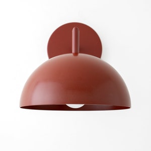 Dome Wall Sconce - Green Dome Light - Colored Wall Light - Wall Lamp - Home Decor - Model No. 6952 image 5