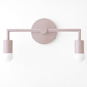 Colored Wall Light - Purple Sconce - Colored Vanity - Boho Lighting - Vanity Light - Model No. 1561