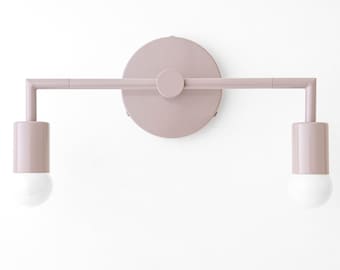 Colored Wall Light - Purple Sconce - Colored Vanity - Boho Lighting - Vanity Light - Model No. 1561