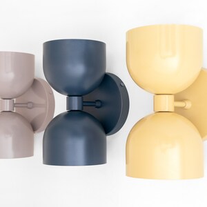 Yellow Sconce - Semi-Flush Sconce - Scandinavian Lamp - Colorful Lamp - Wall Lighting - Model No. 5641 image 2