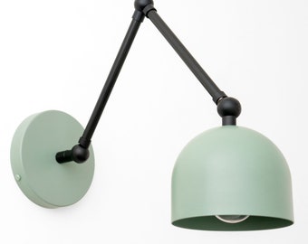 Articulating Sconce - Black Sconce - Colored Wall Light - Modern Wall Sconce - Vanity Light - Model No. 5998