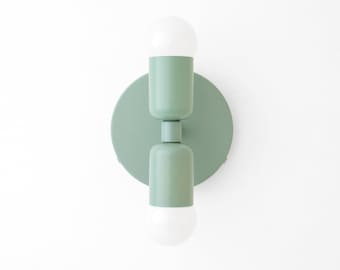 Green Wall Sconce - Mint Green Sconce - Green Wall Light - Green Wall Lamp - Sconce - Model No. 2660