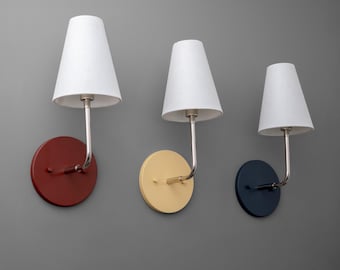 Sconce Light-Colorful Wall Sconce-Red Wall Lamp-Yellow Wall Light - Model No. 3928