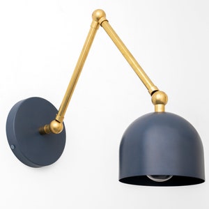 Brass Lighting - Articulating Light - Colored Wall Light - Modern Wall Sconce - Light Fixture - Model No. 5998