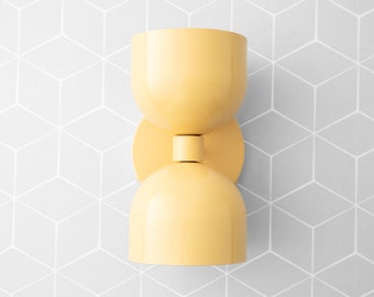 Yellow Sconce - Semi-Flush Sconce - Scandinavian Lamp - Colorful Lamp - Wall Lighting - Model No. 5641