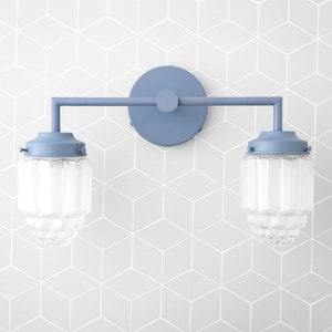 Showy Lamp Design - Art Deco Lighting - Colored Wall Light - Vanity Light - Home Decor - Model No. 8418