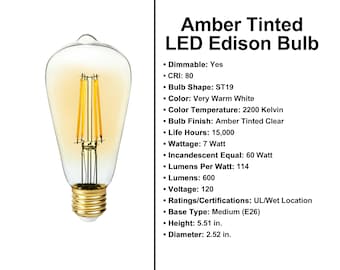 E26 Socket Bulbs - 5 Pack