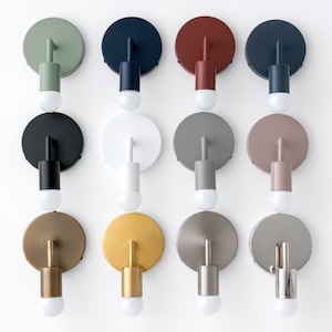 Iluminación minimalista - Aplique de varilla - Iluminación de dormitorio - Aplique de pared - Luminaria - Modelo n.° 5480