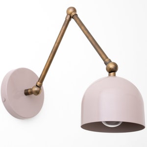 Articulating Sconce - Antique Brass Light - Colored Wall Light - Modern Wall Sconce - Vanity Light - Model No. 5998 image 3