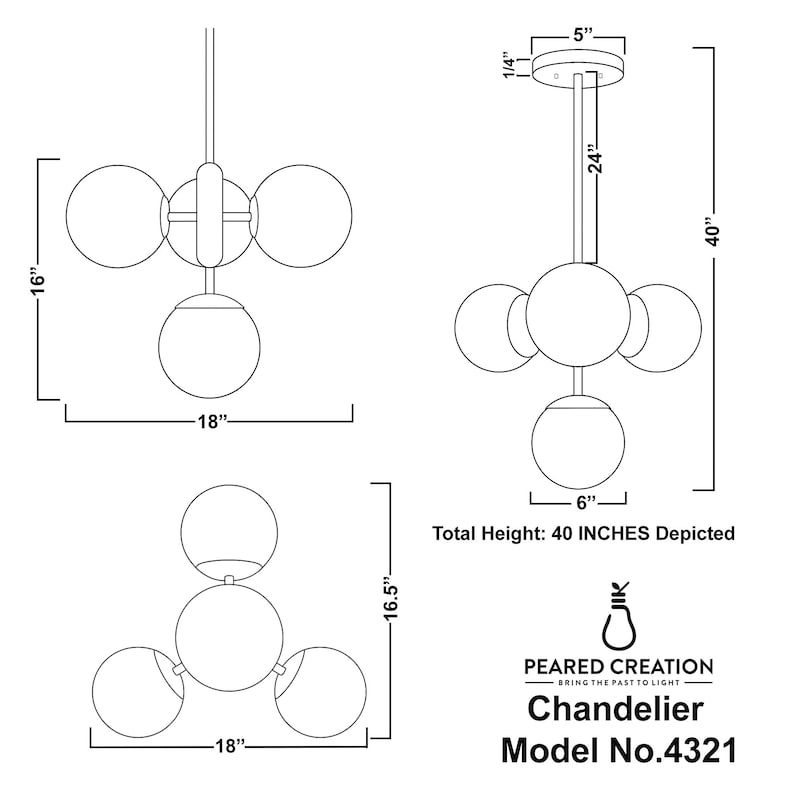 Chandelier Light-Modern Chandelier-Light Fixture-Ceiling Light - Model No. 4321 imagem 6