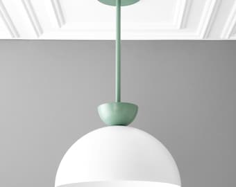 Pendant Light-Dome Pendant-Ceiling Light-Light Fixture - Model No. 2287