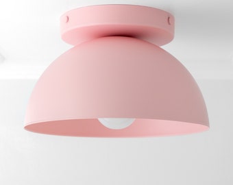 Ceiling Light - 8in Dome Lighting - Decorative Lighting - Light Fixture - Lighting - Model No. 9105