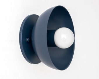 Blue Wall Light - 6in Blue Sconce - Wall Lighting - Wall Sconce - Colorful Lighting - Model No. 4812