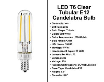 E12 Socket Bulbs