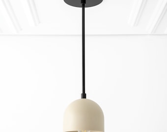 Scandinavian Inspired Pendant Light- Hanging Fixture - Hardwired Fixture - Minimalist Lighting - Model No. 8906