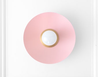 Mid-Century Lighting - Pink Sconce - Modern Lighting - Wall Sconce - Wall Lamp - Model No. 9660