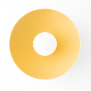 Yellow Ceiling Light 6in Dome Light Colorful Lighting Light Fixture Home Decor Model No. 4812 image 2