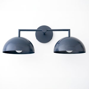 Vanity Light Fixture - Blue Vanity Light - Vanity Lighting - Bathroom Lights - Wall Sconce - Model No. 6074