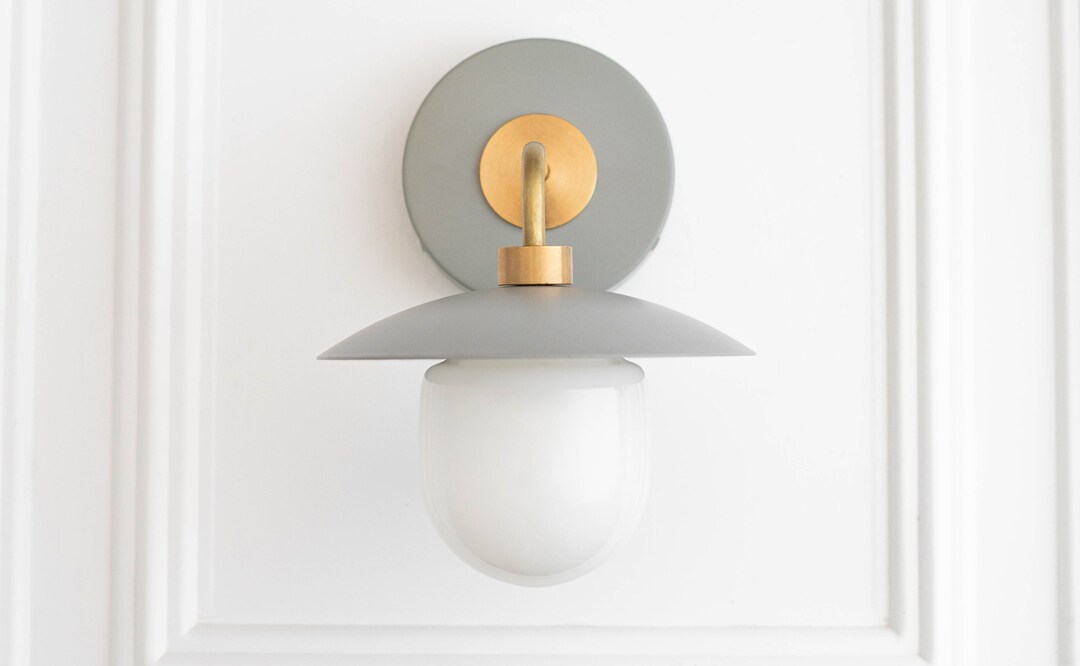 Entry Light Modern Design Gray Wall Light Modern Wall Sconce Home Decor Model No. 7039 Etsy