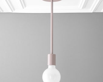 Pendant Light-Minimalist Lamp-Pendant Lamp-Bare Bulb Fixture - Model No. 6558