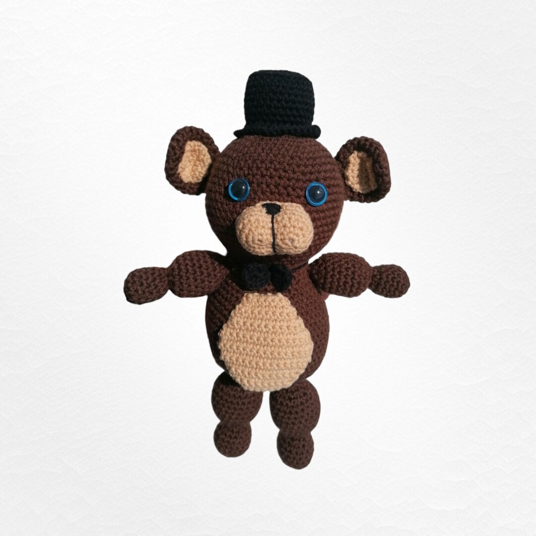 FREDDY FAZBEAR Crochet Doll Etsy