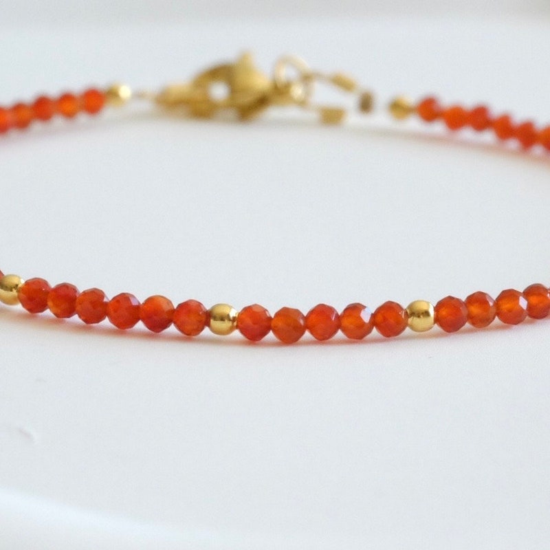 Mini Beads Bracelet - Scarlet Red main image 1