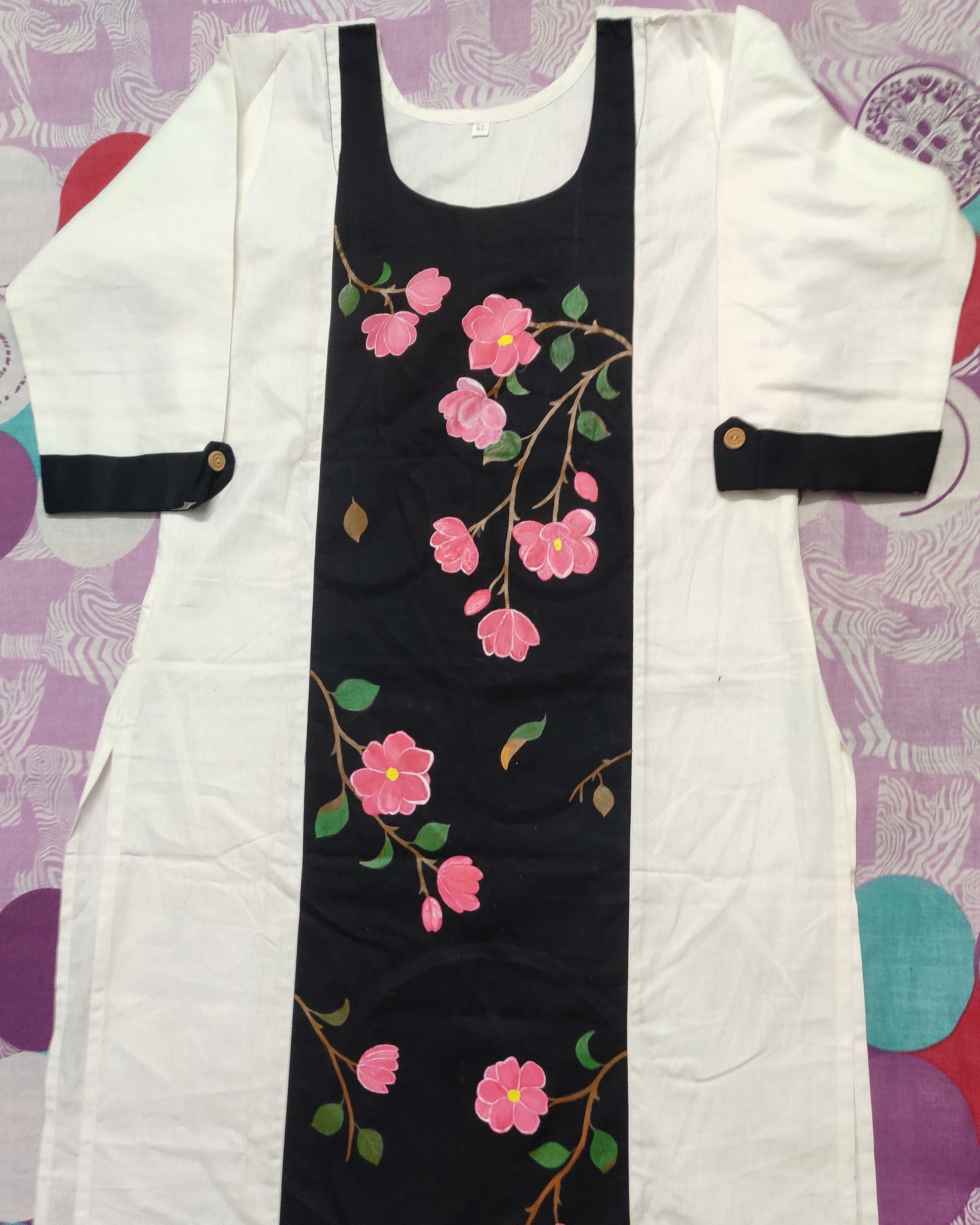 Buy Beautiful Fabric Hand Painted Kurti for Women Online in India - Etsy