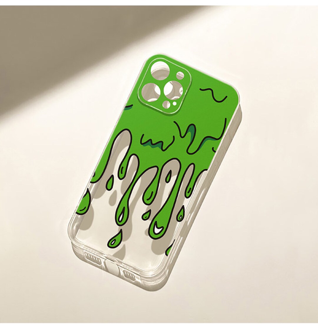 Creative Spoof Green Paint Phone Case for Iphone Series Etsy