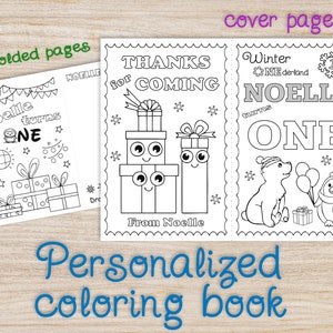 Winter ONEderland birthday party coloring book,  Snowman 1st Any age favors, Digital printable decor, white silver snowflakes one-derland