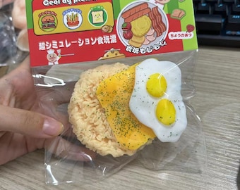 Cheese instant noodles taba squishy stress relief toy