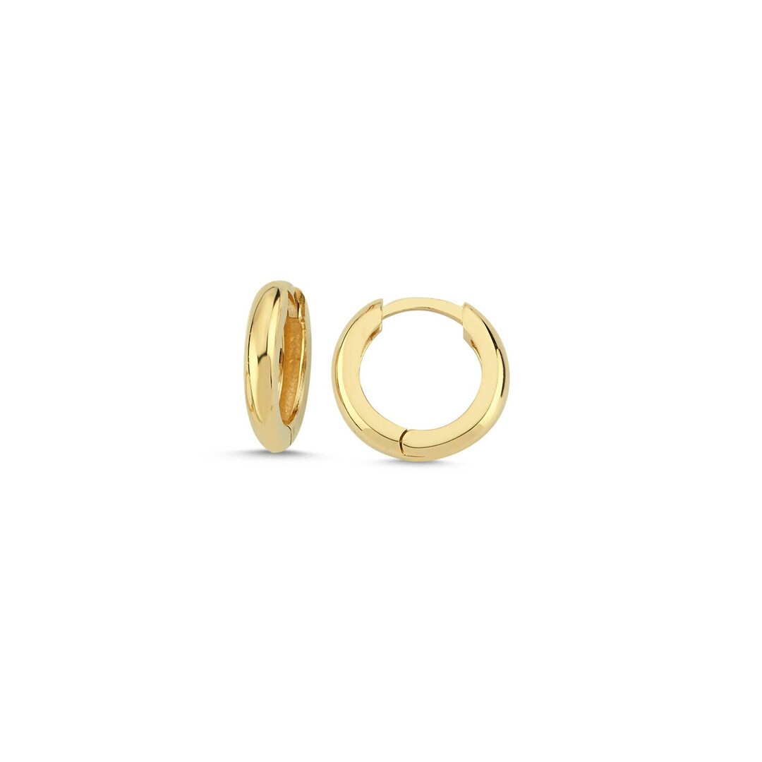 ピアス LESS IS MORE 14K gold field ring earrings 1pair Gold Filled 14K Round Hoop Earrings 15mm With Loop