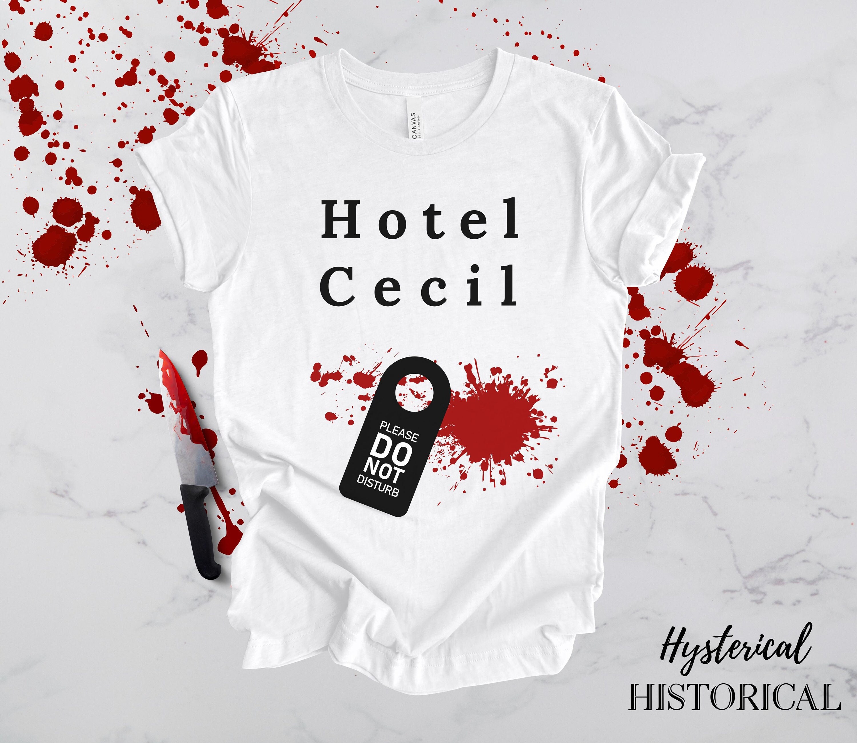 Hotel Cecil T-shirt, Cecil Hotel Gift, True Crime Gifts, Cecil Hotel Tee  for Women, True Crime Shirt, Cecil Hotel Shirt, Unisex T-shirt - Etsy