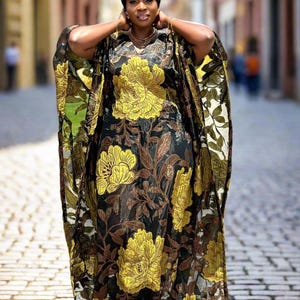 Afrikaanse boubou-jurk| danshiki | Kaftan| Jalabiya| Rijke tante | Nigeriaanse jurk| Feestjurk| Afrikaanse jurk| bubu