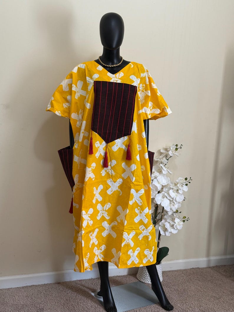 Simi Rich SIMI LUXURY ANKARA and Asoke Bubu Dress Kaftan Kimono Rich Aunty Vibes ...