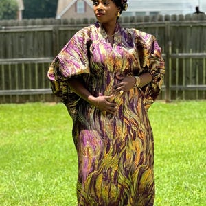 African boubou dress| danshiki | Kaftan| Jalabiya| Rich aunty | Nigerian dress| Party dress| Africa dress| Brocade bubu