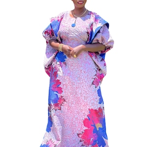 CHIOMA RICH AUNTY Brocade boubou Afrikaanse boubou-jurk| danshiki | Kaftan| Jalabiya| Rijke tante | Nigeriaanse jurk| Feestjurk| Afrikaanse jurk