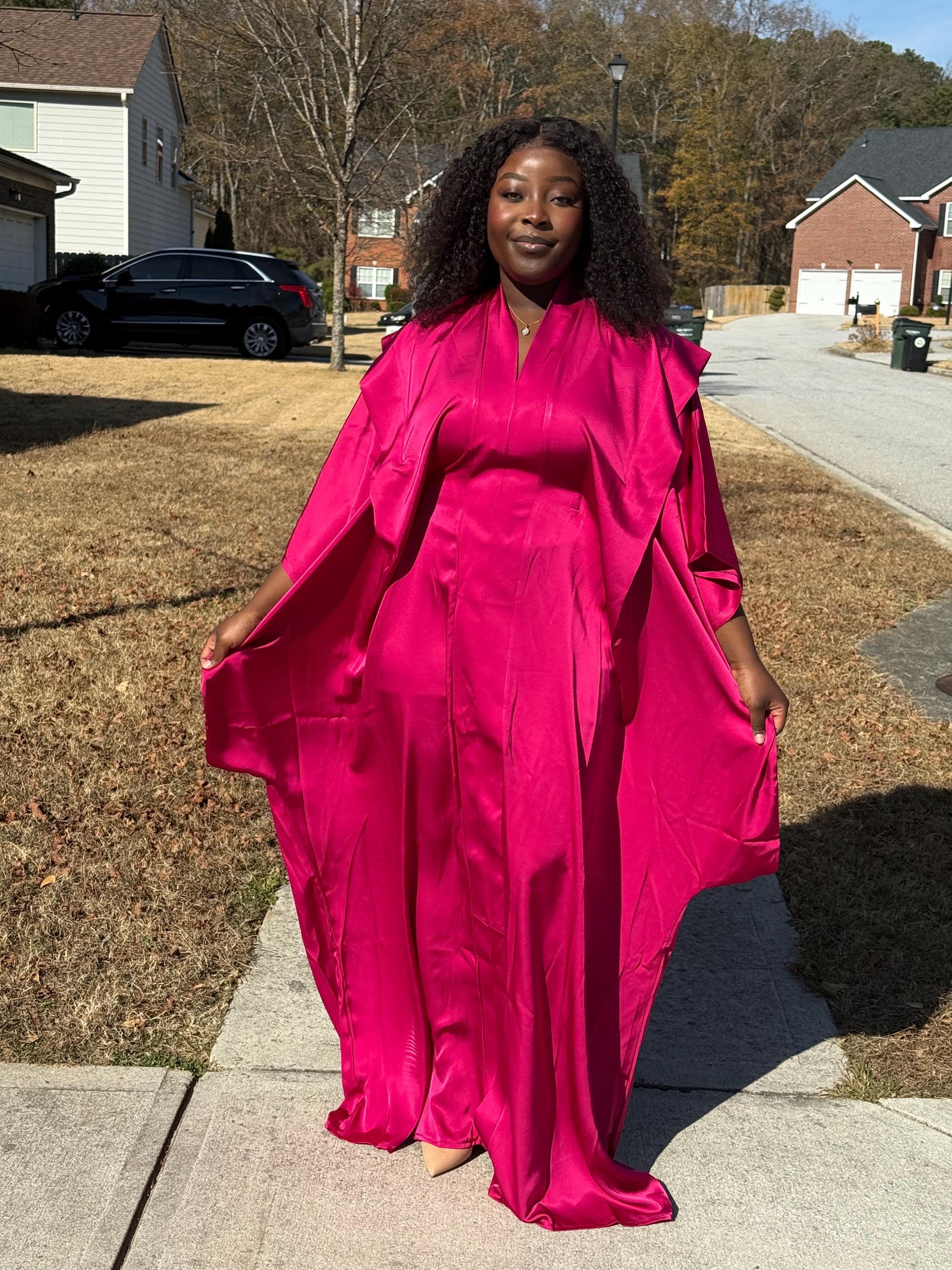 satin dress styles in nigeria Satin Nigerian Dress