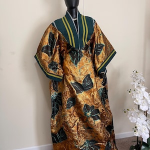 LIZZY Afrikanische bereit zu tragen BROCADE ASOKE Bubu Kimono Kleid Boubou Kaftan